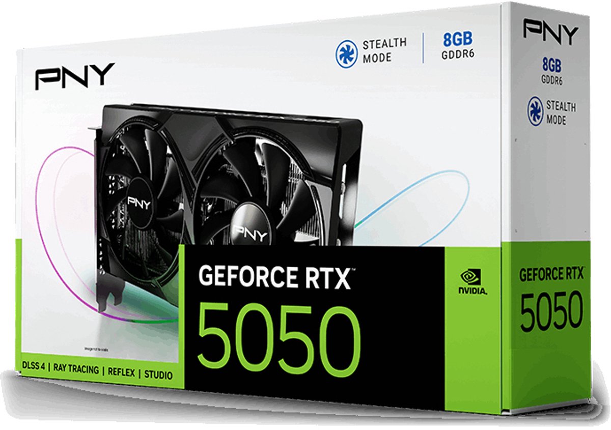 Pny Geforce Rtx 5050 Nvidia 8 Gb Gddr6 videokaart - afbeelding 3