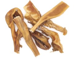 Mollie & Babs - Beste Runderkophuid - Hondensnacks - Kauwsnack - Rund - Zeer Hard - Fanatieke Kluivers - 100% Natuurlijk - 500 gram (20-30cm stukken)