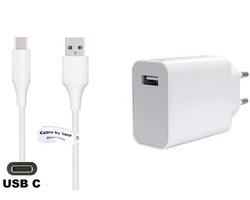 OneOne 45W snellader + 1,8m sterke USB C kabel. Quick Charge lader. Oplader adapter past op Universeel Jabra, JVC, MARSHALL, Medion, Nikon, OnePlus, RICOH, Pocketbook, Rollei, Emporia, Bea-Fon / Beafon