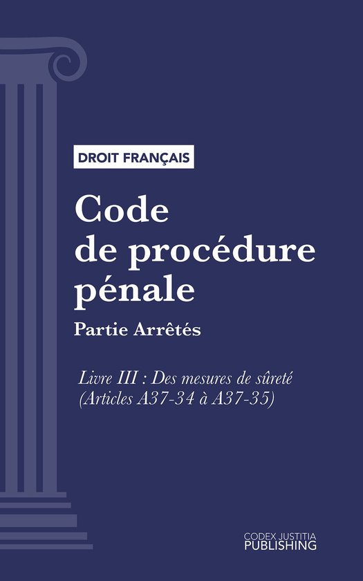 Code de procédure pénale - cover