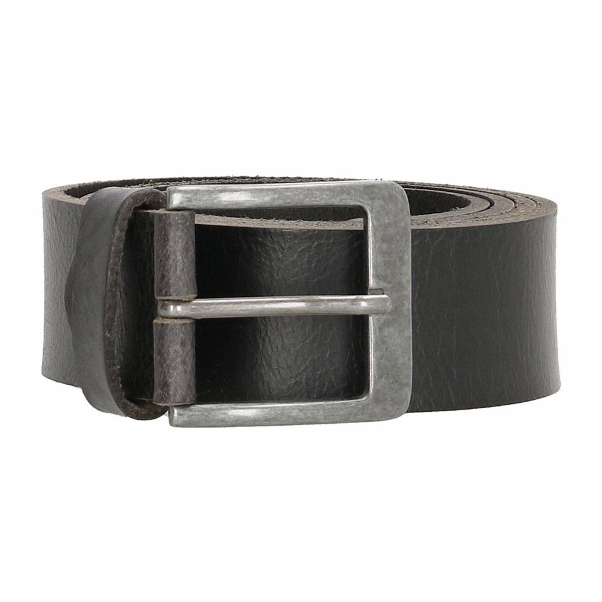 Hide & Stitches Frisco Leren Heren Riem - 38 mm - Casual - Zwart - Lengte totaal 135 cm / Riemmaat 115