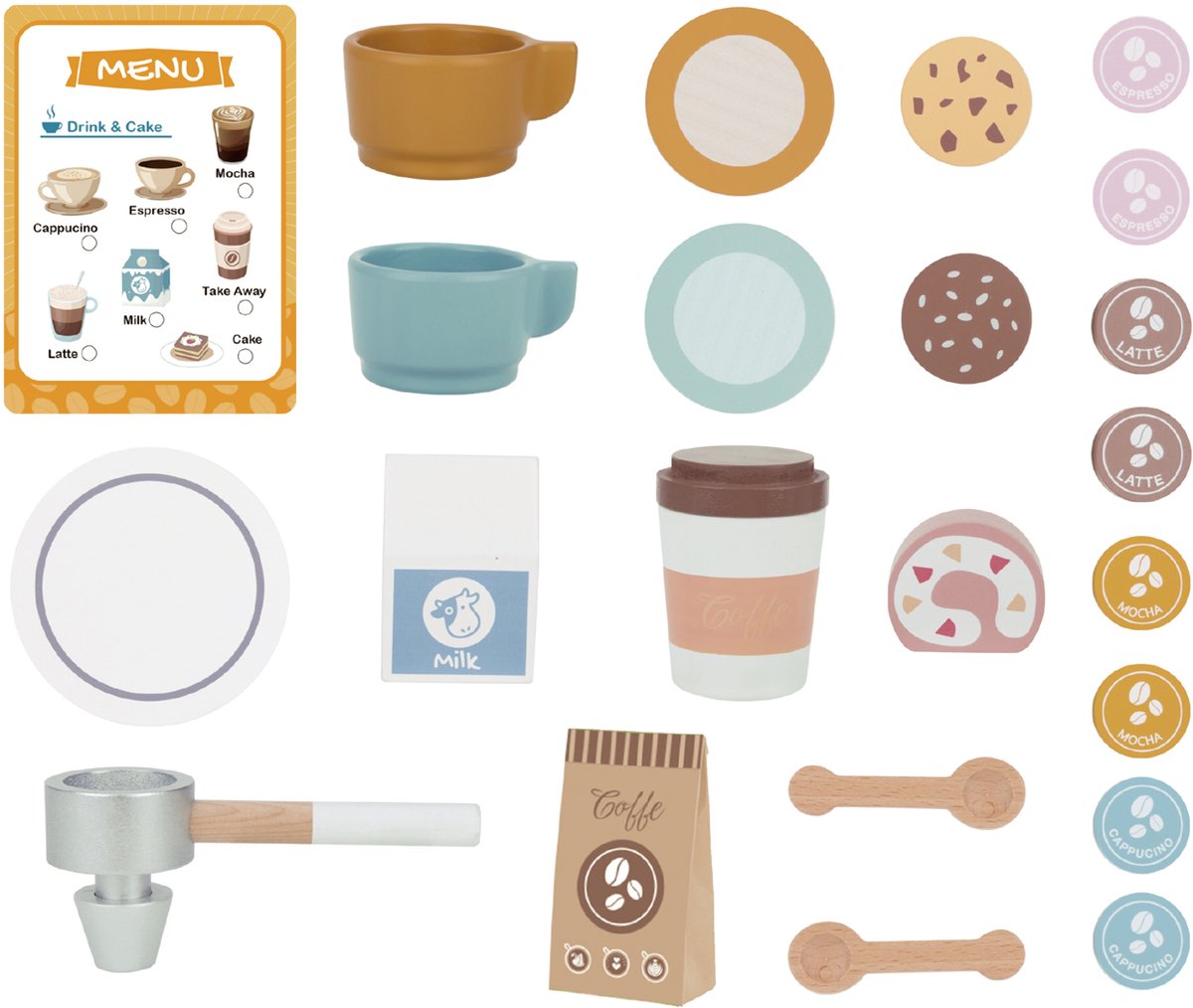 Tooky Toy Koffiezetapparaat - Hout