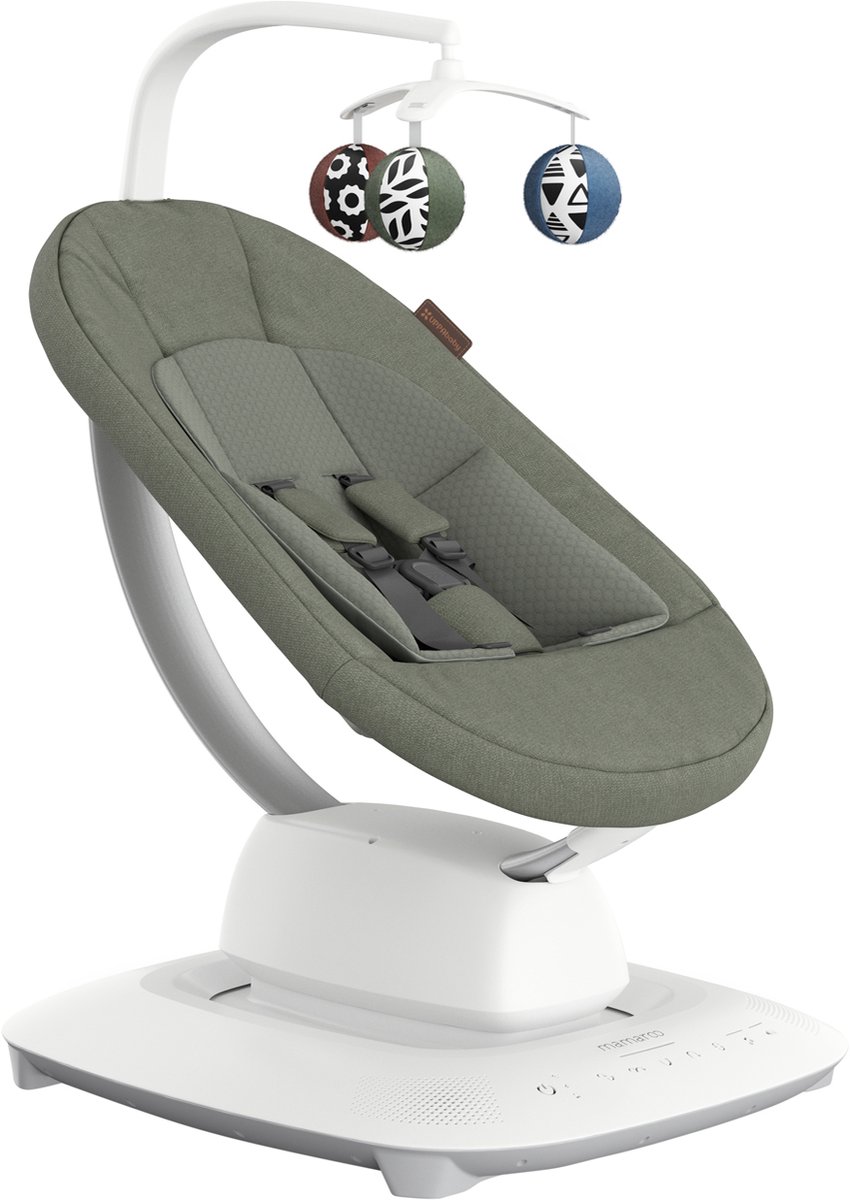 UPPAbaby Mamaroo - Smart Babyswing - Wipstoel - Camilla - Donker Groen Mélange