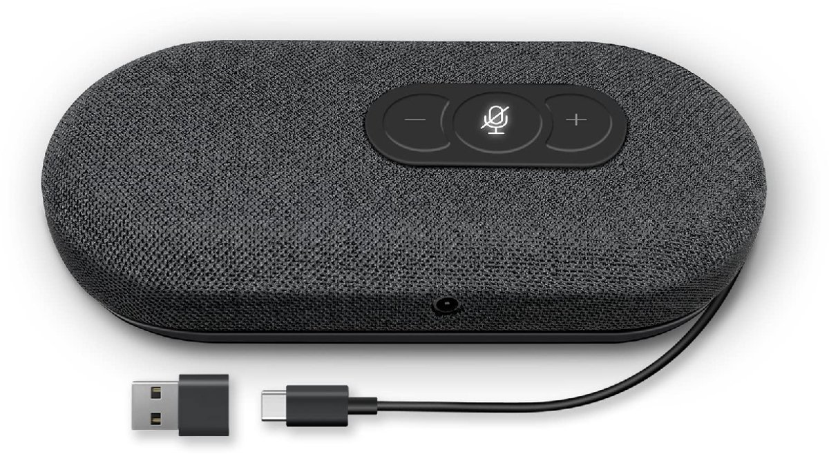 longziming -Usb Conferentieluidspreker - Ingébéwde Microfoon - 360-Graden Opname + Helder Freisprechgeluid - 1 - Homeoffice & Vergadering Zwart