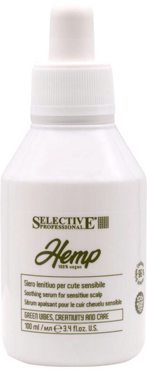 Selective Professional Hemp Lenitive Serum 100ml - verzachtend serum voor de gevoelige hoofdhuid