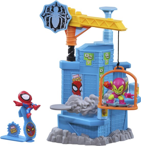 Marvel Stunt Squad Spider-man contre le gobelin vert