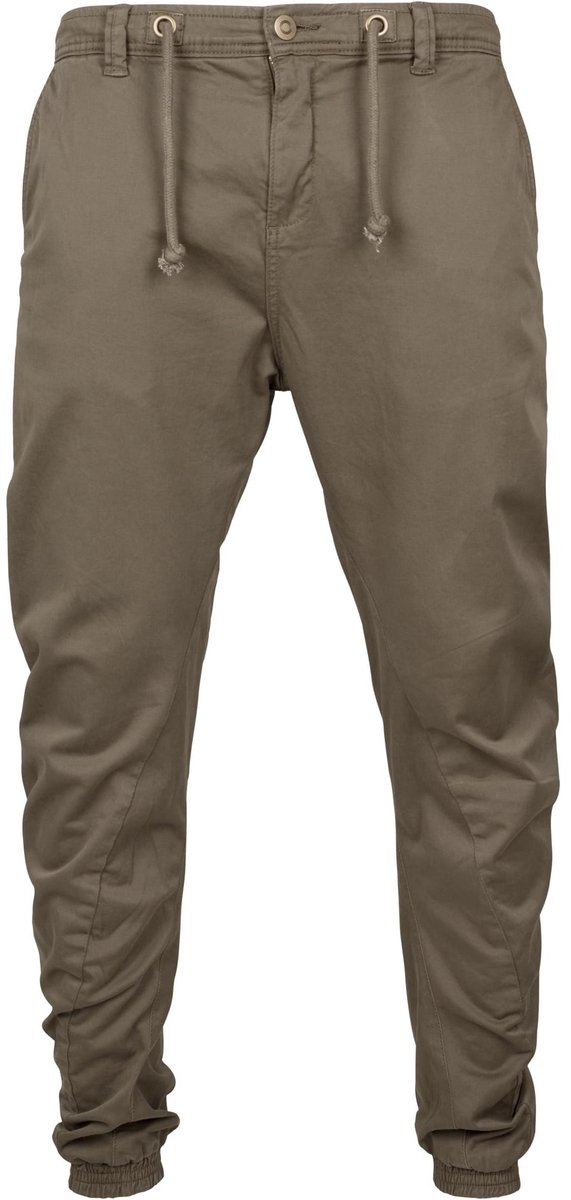 Urban Classics Heren joggingbroek -L- Stretch Groen