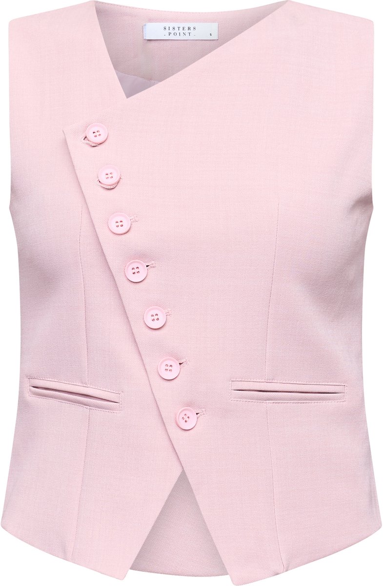 SISTERS POINT Gata-ve2 - Dames Gilet - Mauve - Maat L