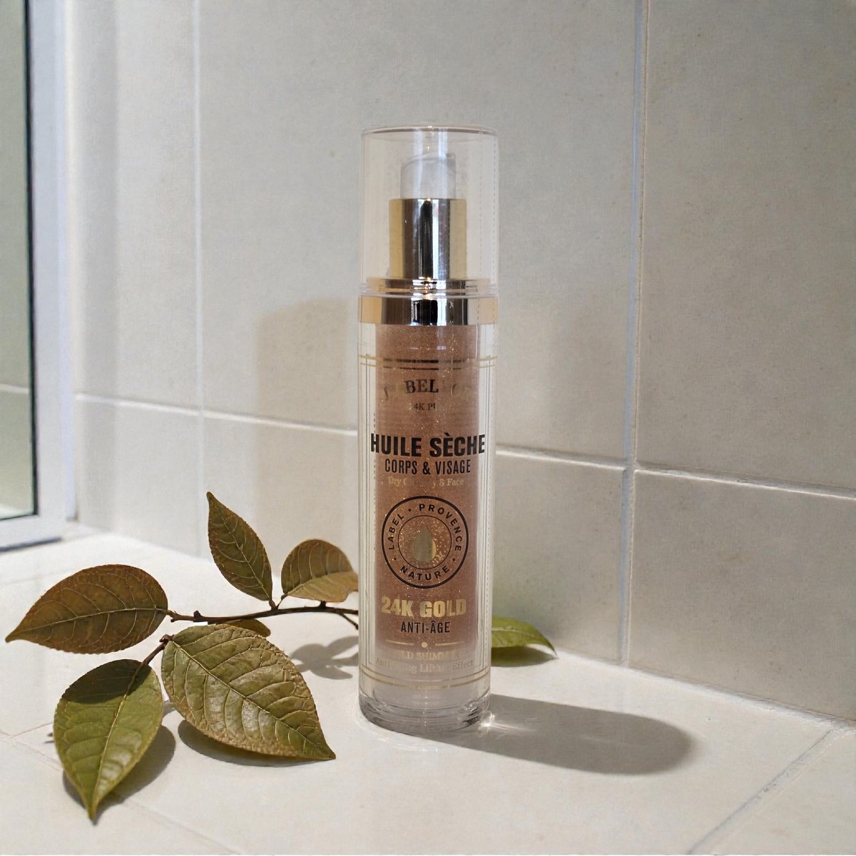 Body en Face olie anti aging 24 K goud Label'or 50ml