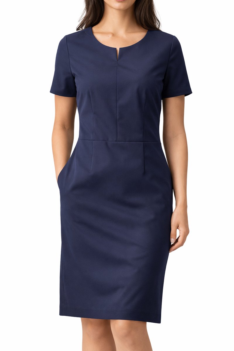 Dames etuikleid Regular Fit Greiff Premium – Model 1068 – Donkerblauw – Maat 36 (10R / 38R)