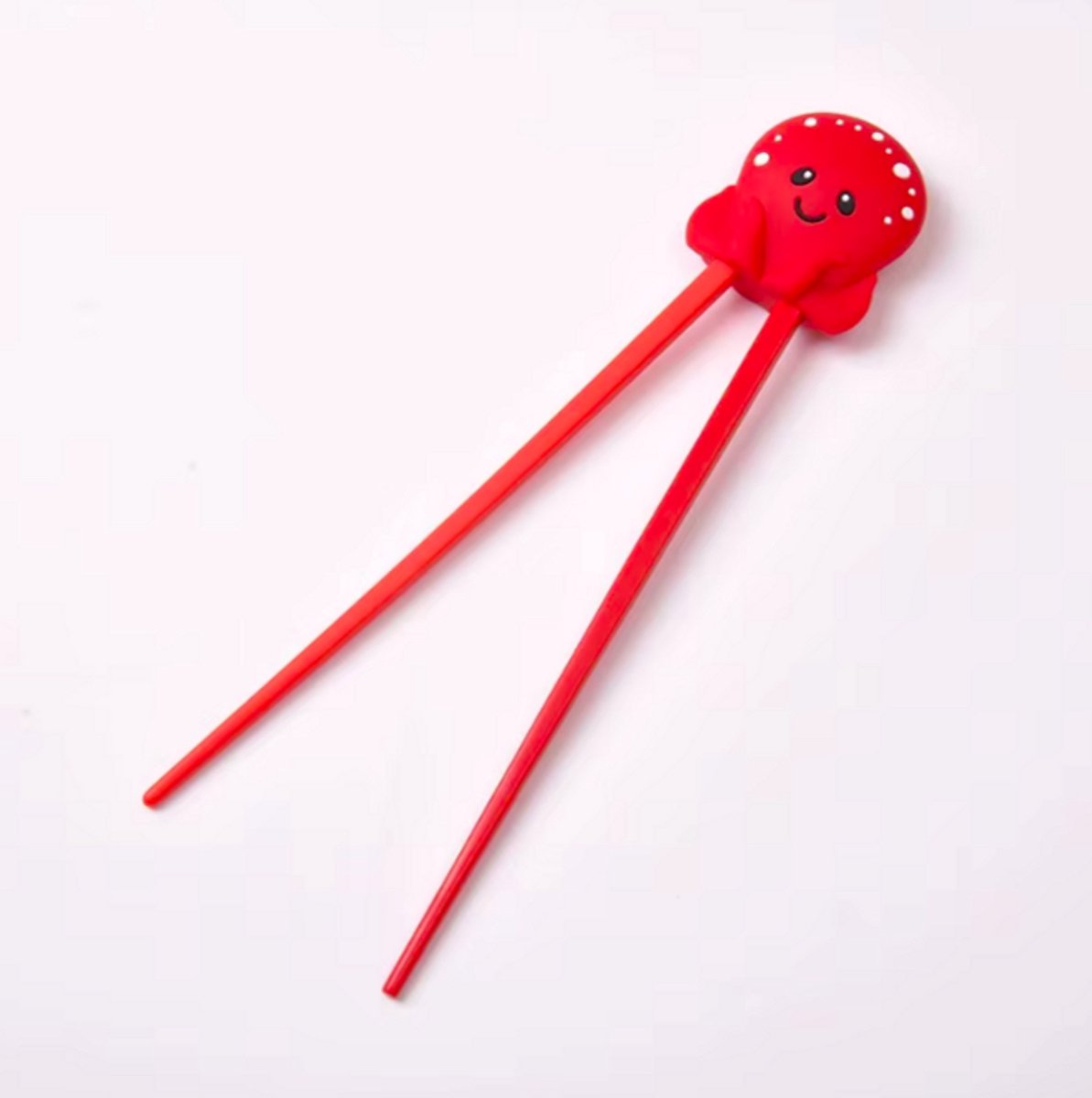 ProductGoods Kinder Eetstokjes – Octopus – Met Hulpstuk – 2 Stuks – Rood