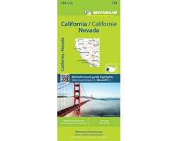 Michelin USA California, Nevada Map 174