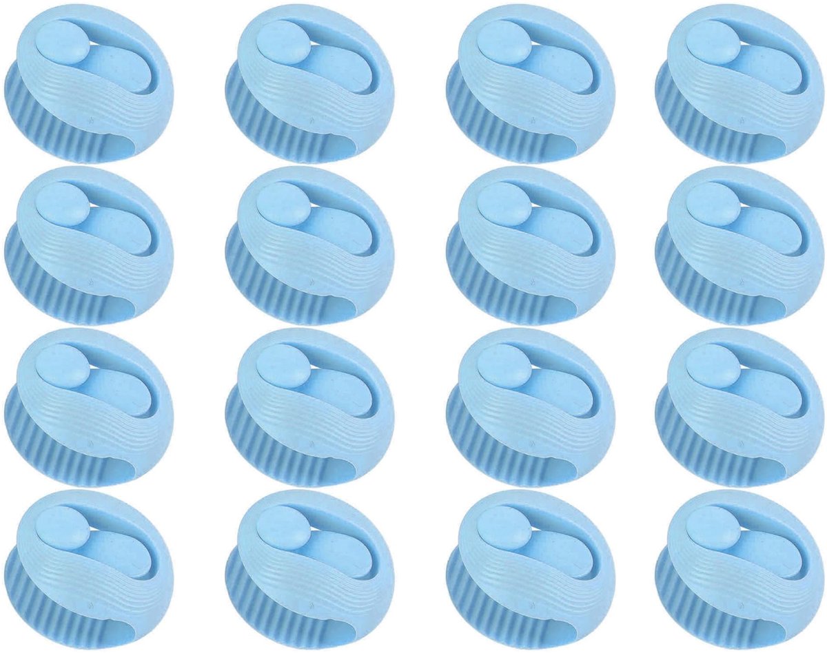 16 stuks Dekbedclips - dekbed clips - blauw - 4.5*2 cm - Stevige Dekbed clips - Dekbed Kni