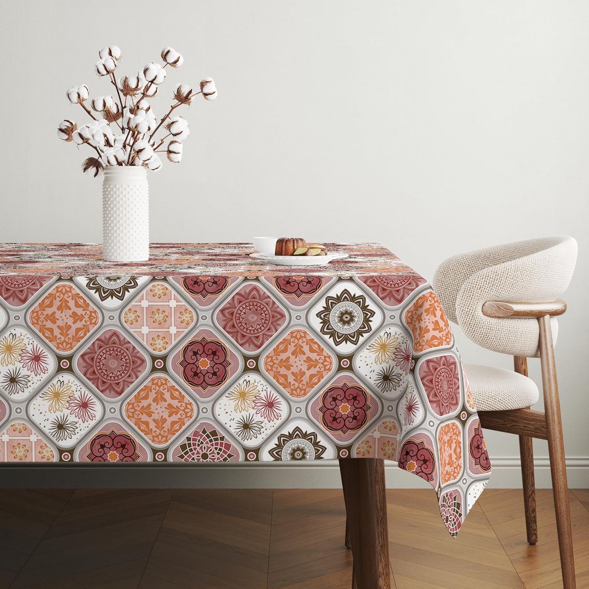 Tafelkleed Tafelzeil Rood 240 x 140 cm - Waterdicht en Vlekafstotend