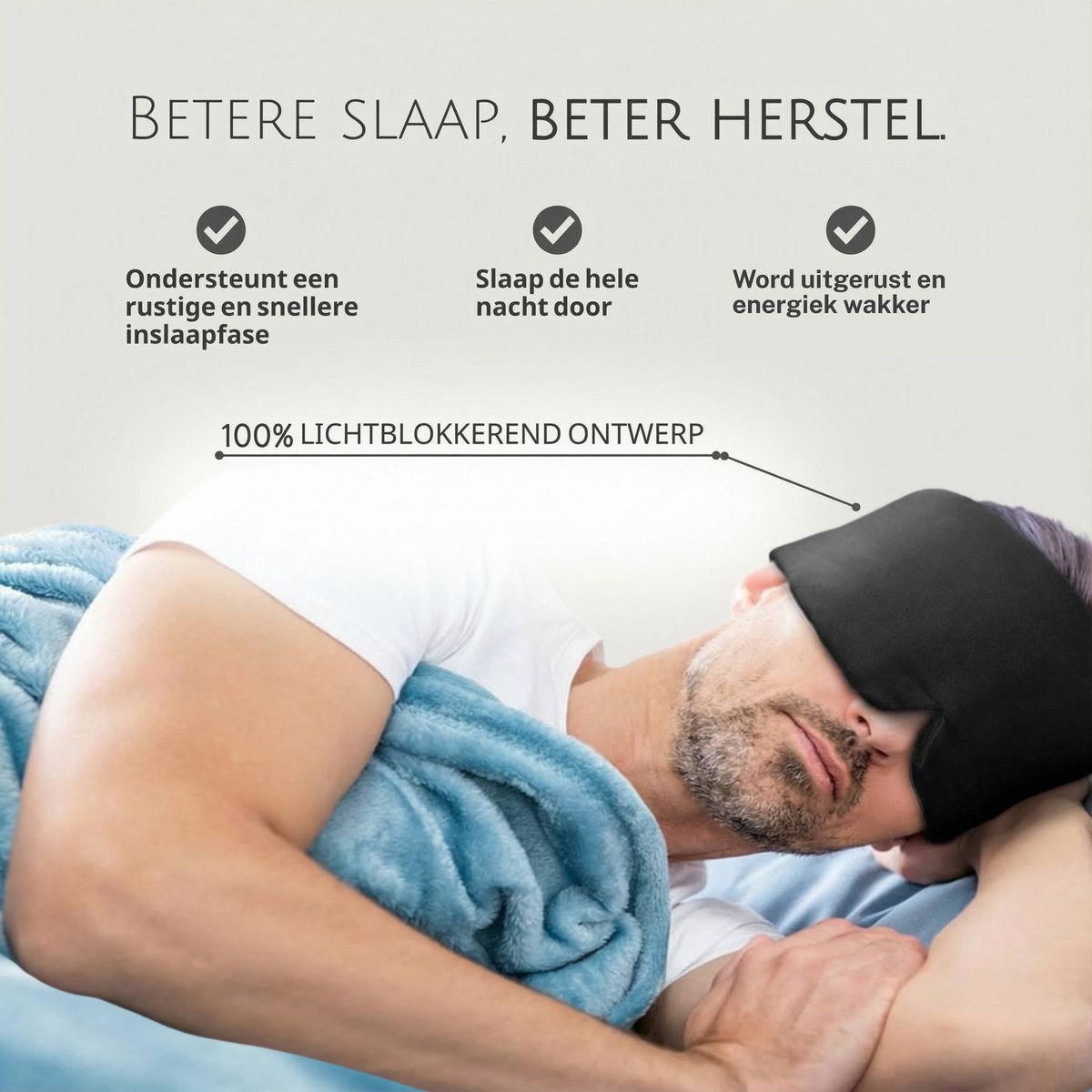 SIMIA™ Premium XL Mulberry Zijden Slaapmasker + Opbergzakje - 100% Verduisterend Oogmasker - Verstelbaar - Blinddoek - Anti-Rimpel - Cadeau Tip - Zwart — afbeelding 2