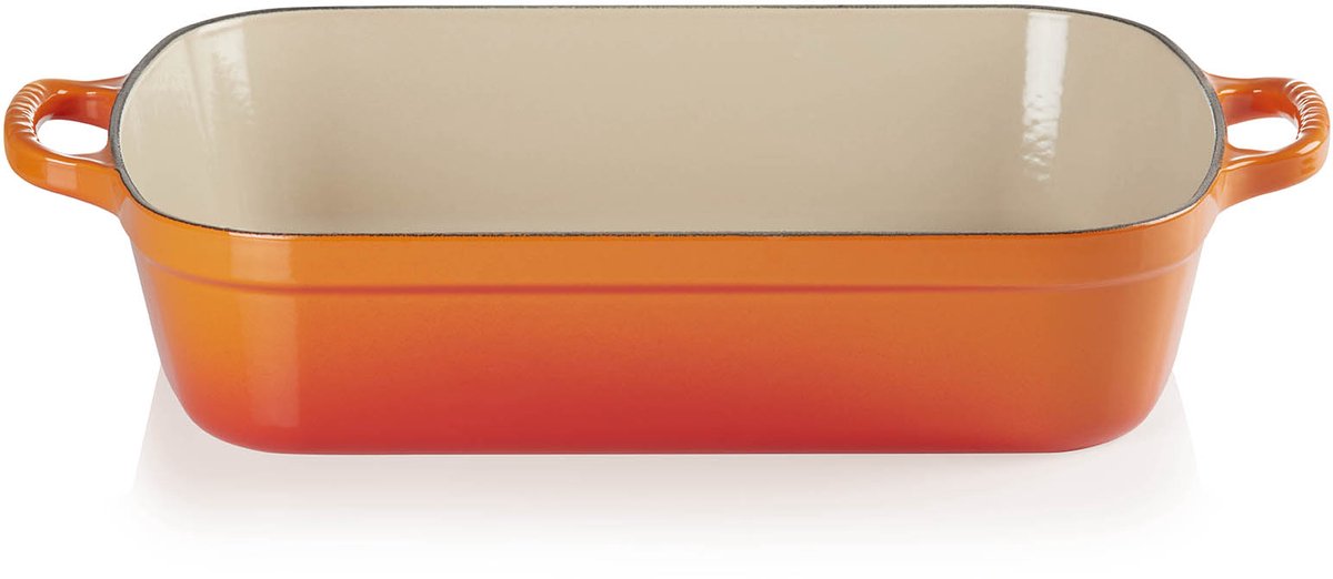Le Creuset Braadslede Signature Oranjerood - 37 x 29 cm / 6.6 Liter