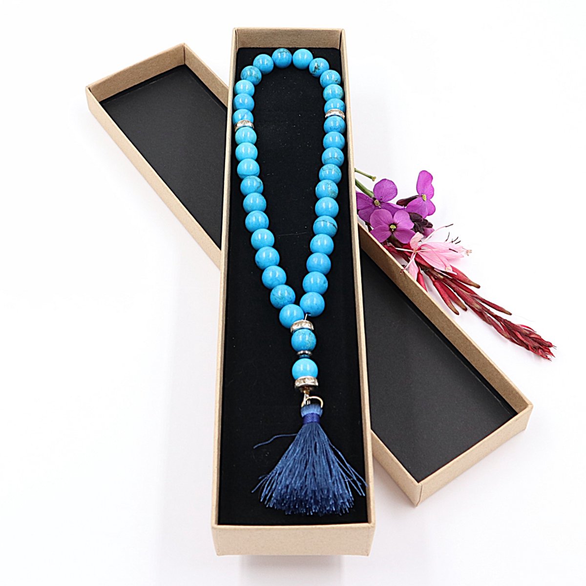 Tasbih Howliet blauw