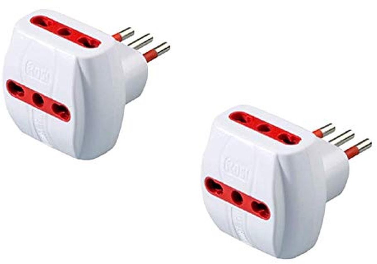 Adapter met 3 tweewaardige stopcontacten 10/16 A - Veilig en veelzijdig