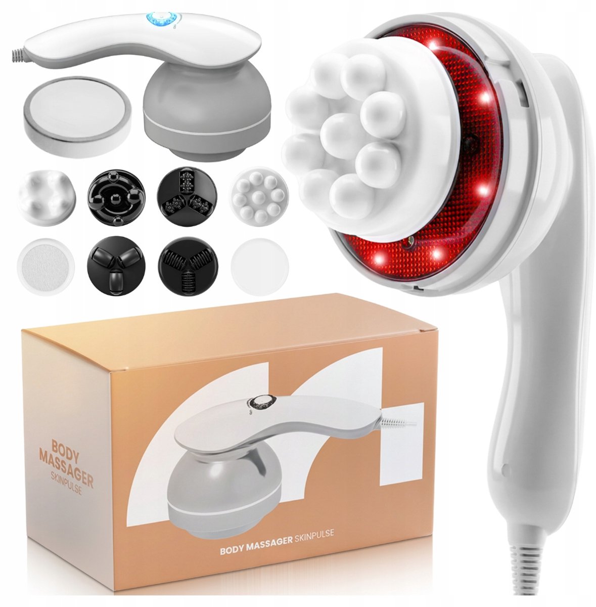 Edutoys MOZY Massageapparaat 9 in 1 met Verstelbare - edutoys - €39,95