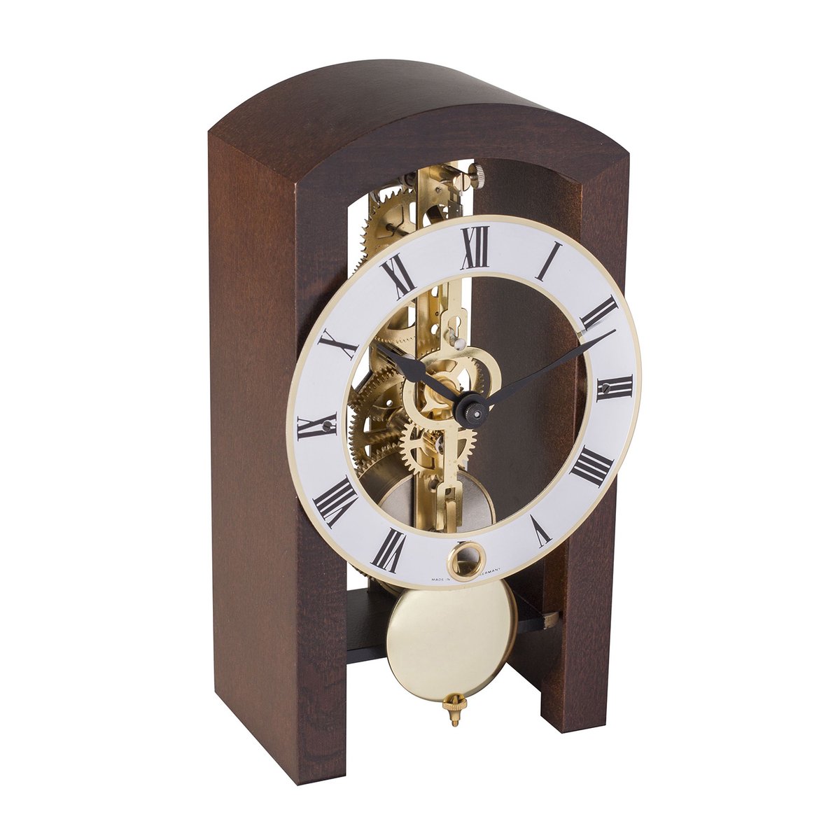 HERMLE Skelet tafelklok, zwart