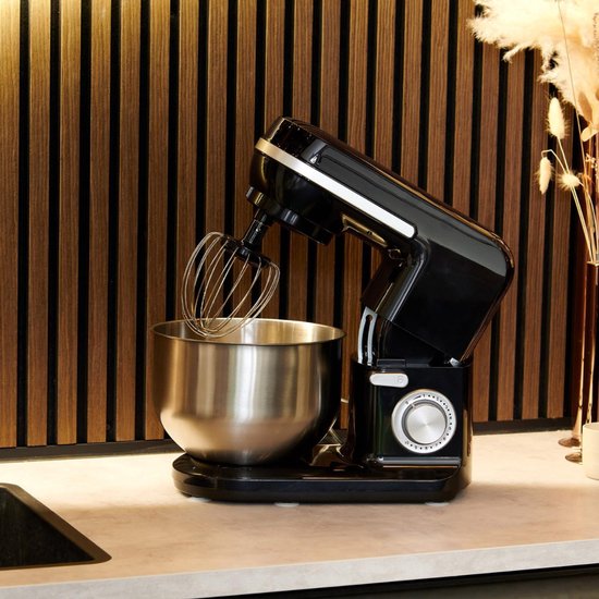 Quvo® Mixer met mengkom - Mixer - Mixer met mengkom keukenmachine - Zwart - 37cm x 24cm x 32cm van Quvo — afbeelding 5