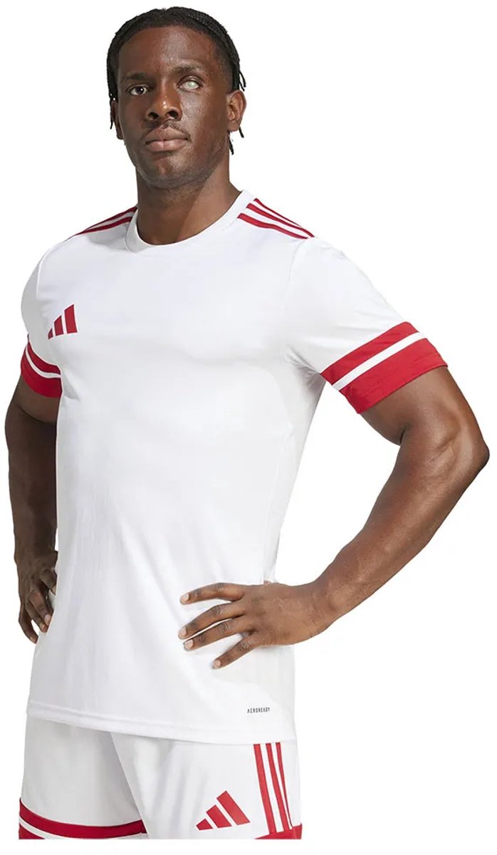 Adidas Squadra 25 T-shirt Met Korte Mouwen Wit XL Man