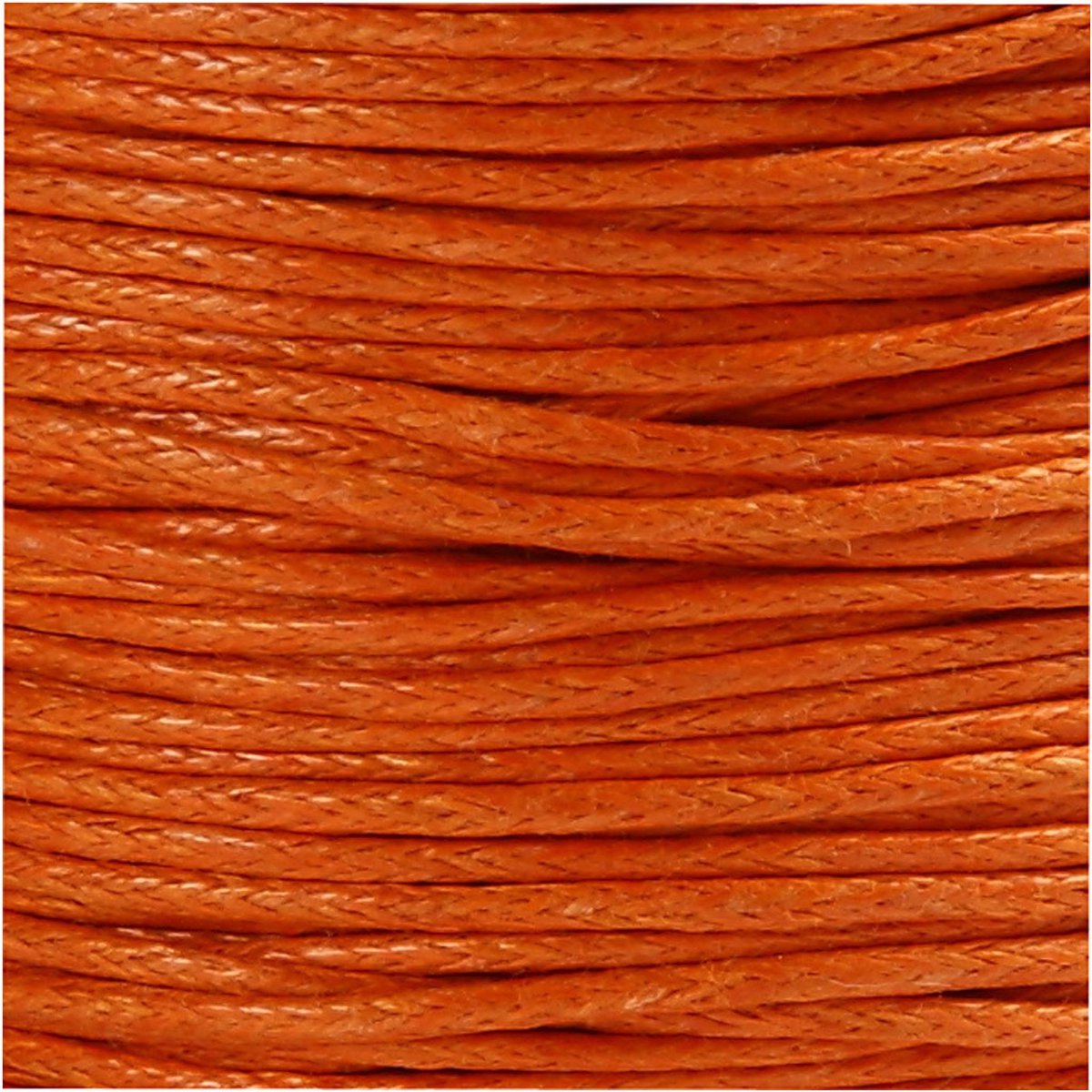 Katoenkoord, dikte 1 mm, oranje, 40 m/ 1 rol