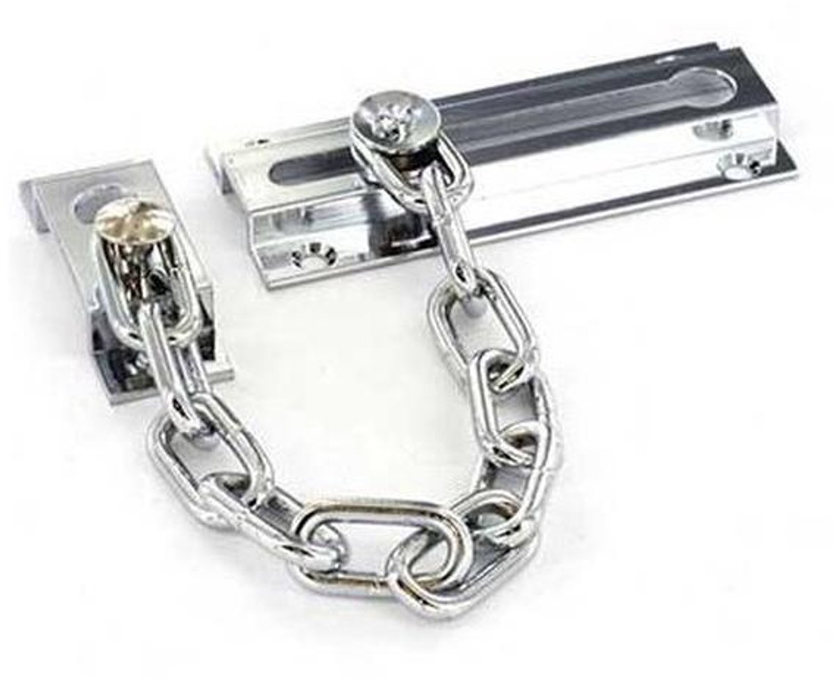 3 1/4 Inch Kettingslot Chrome Geplateerd met Schroeven