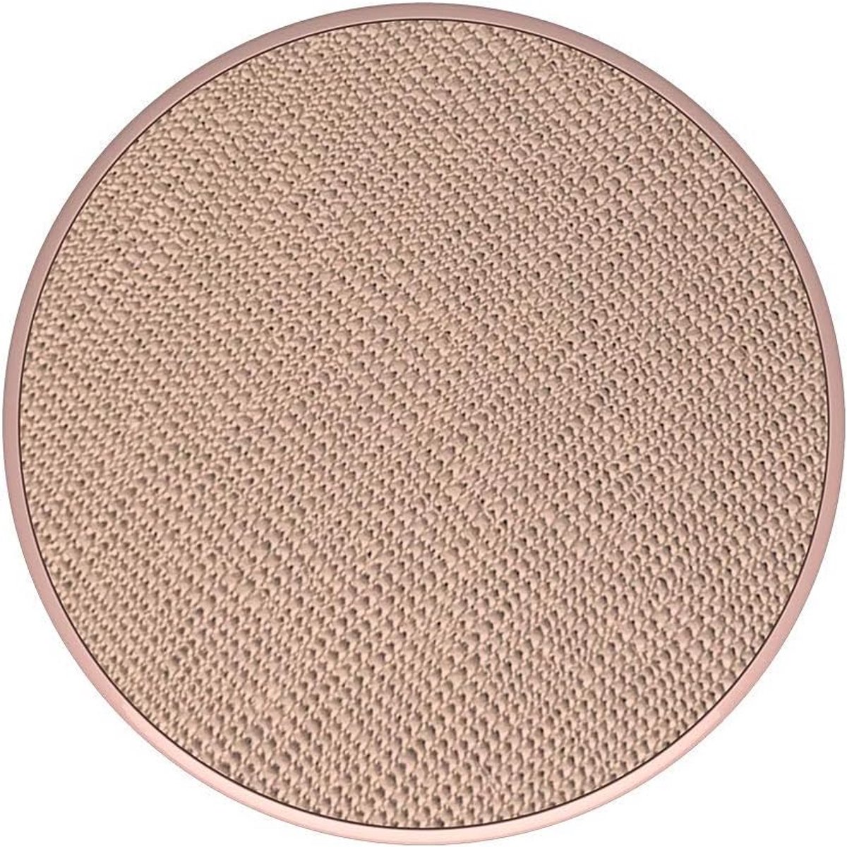 Telefoon Grip en Stand voor Smartphones en Tablets - Verwisselbare PopTop en Draadloos Opladen - Saffiano Rosé Goud