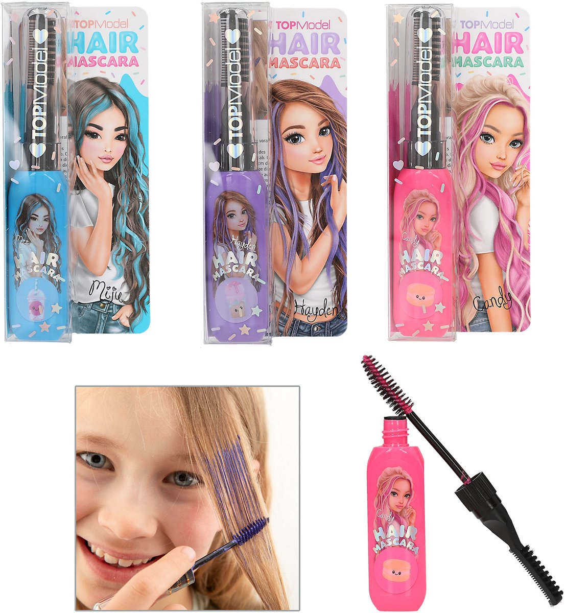 Depesche - TOPModel haarmascara - CANDY GLAM - 1 stuk