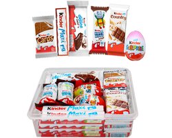 Kinder selection Happy chocolade mix - Kinder Maxi, Delice, Surprise, Happy Hippo, Cards & Country - 563g