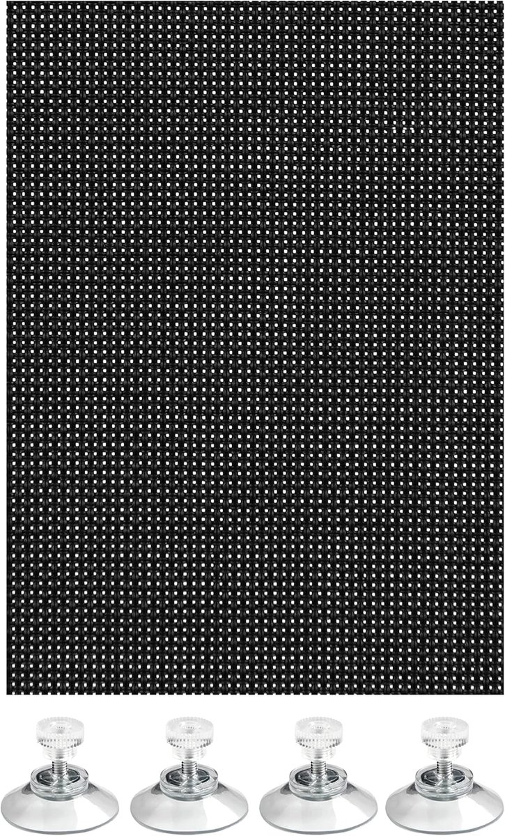Zonwering Raam met Zuignappen - 60x120 cm - Zonder Boren - Eenvoudige Montage