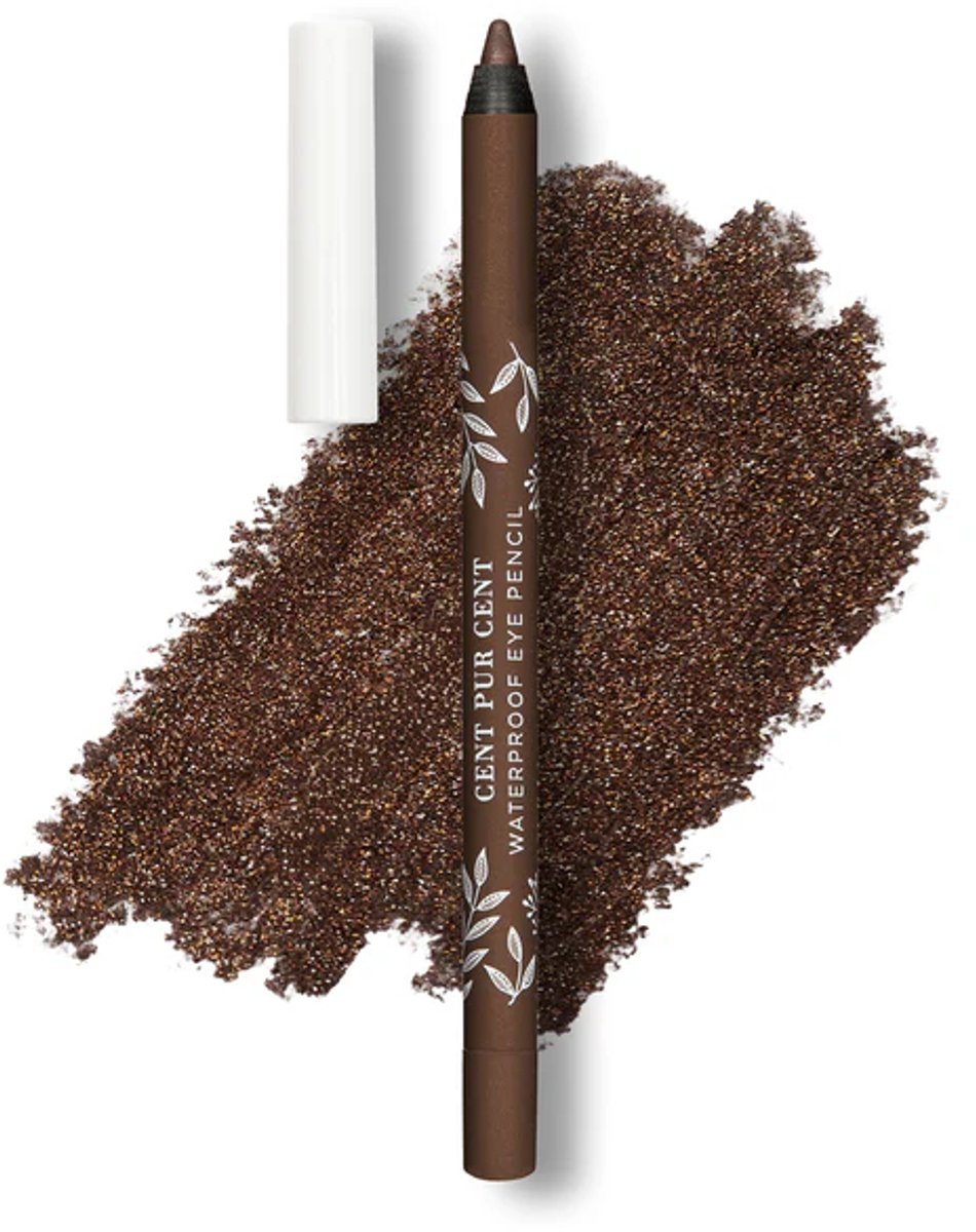 Cent Pur Cent Waterproof Eye Pencil Brun Irisé