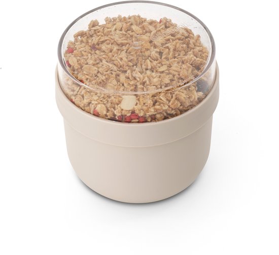 Brabantia Make & Take Yoghurt Beker To Go - 500 ml - Soft Beige
