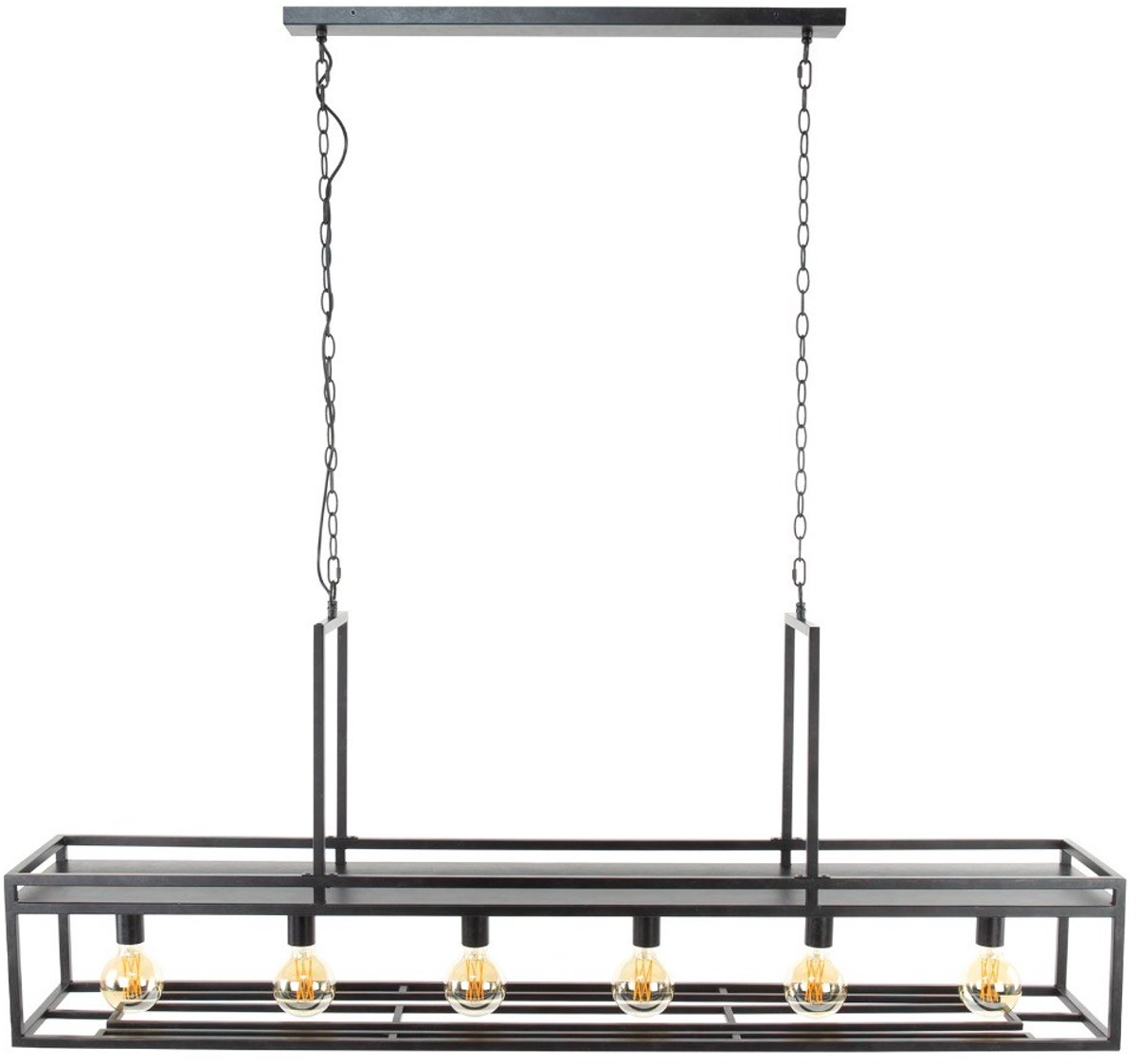 Fraaai - Yasmin Wijnglazen Hanglamp 6l - Charcoal