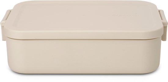 Brabantia Make & Take Lunchbox/Broodtrommel - Medium - Kunststof - Soft Beige