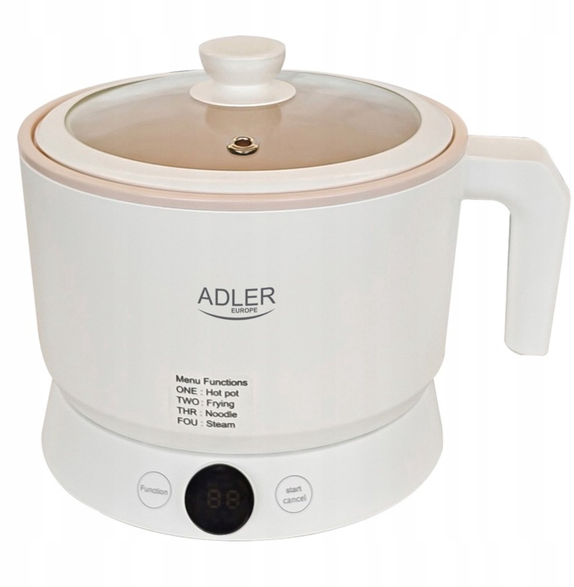 Multicooker 1L – Multifunctionele Elektrische Kookpot – 4 Standen – Adler AD6422