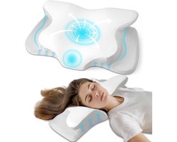 Orthopedisch Hoofdkussen met Nekondersteuning, Traagschuim Kussen voor Alle Slaaphoudingen