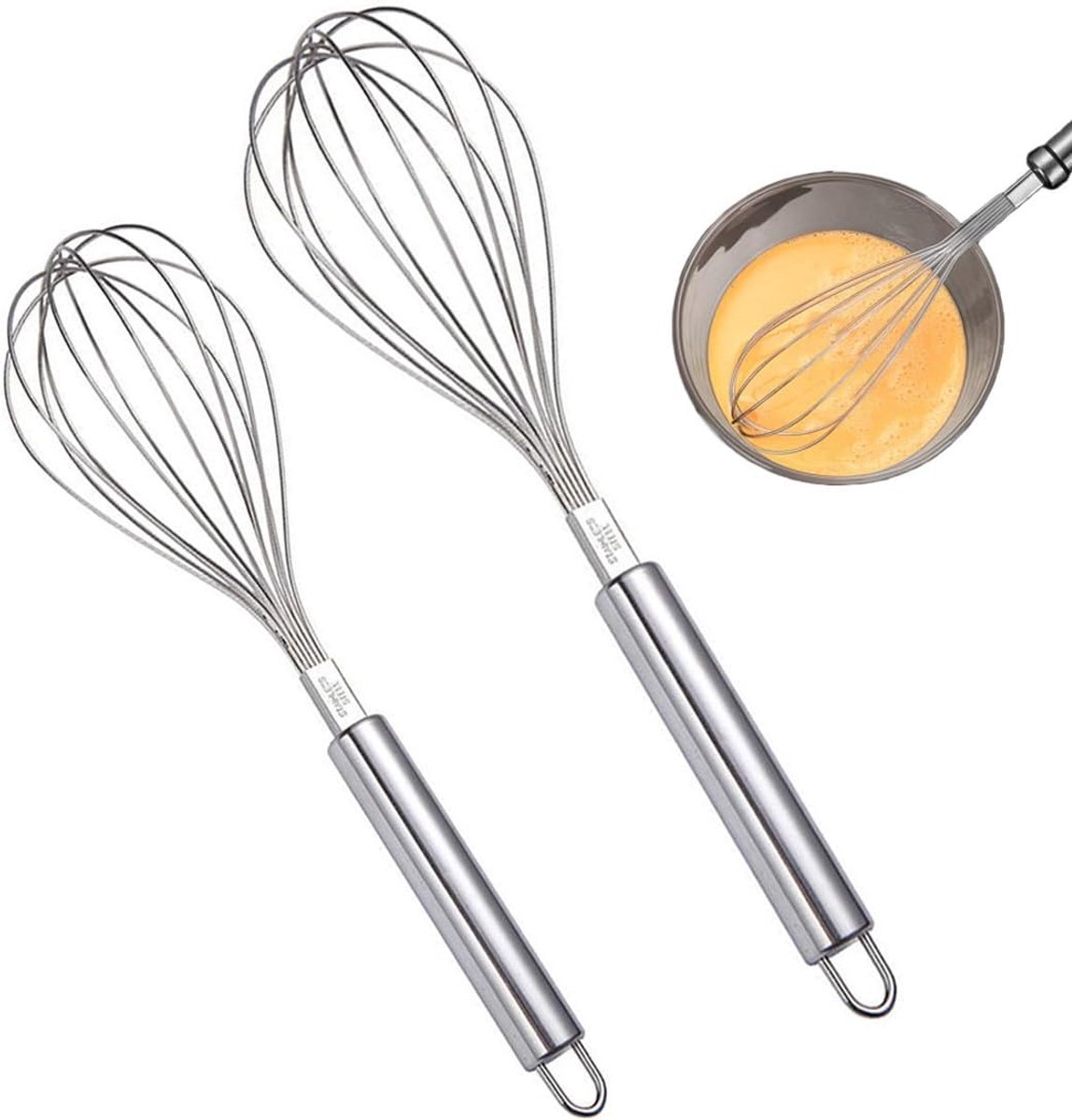 Metalen garde set - Antiaanbak ballon eierklopper voor koken en bakken
