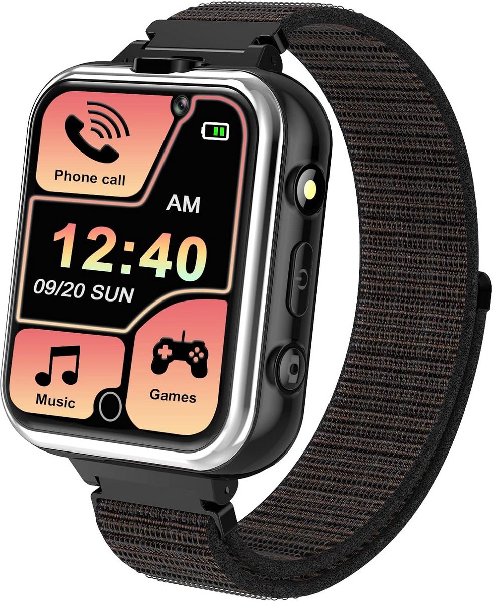 Kids Smartwatch met Muziekspeler, Videorecorder en 20 Spellen - Leuke Smartwatch voor Jongens en Meisjes