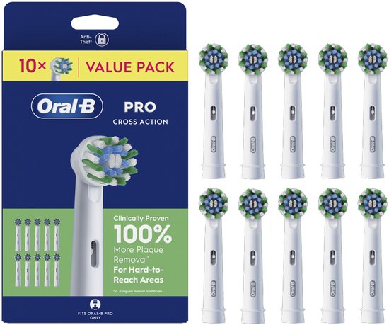 Oral-B Pro Cross Action Wit (10 stuks)