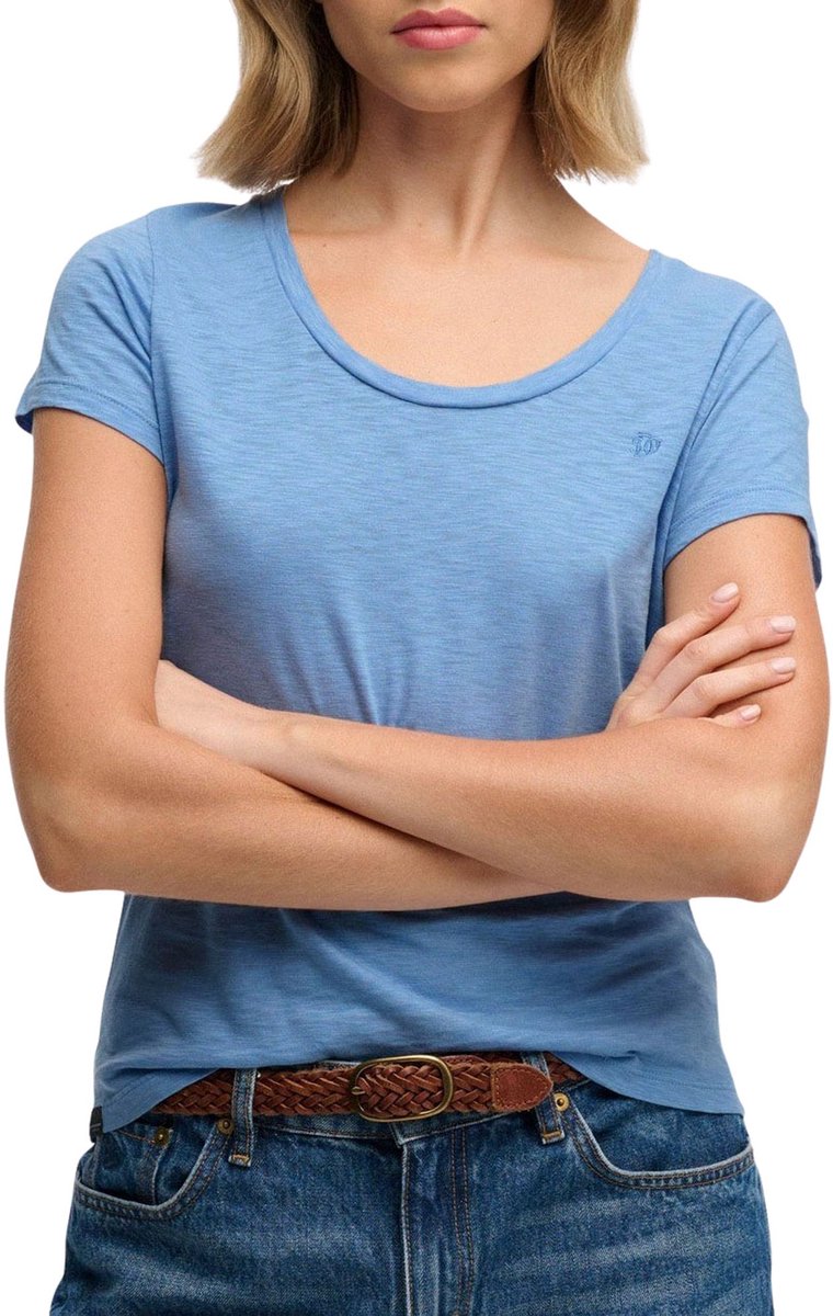 Superdry Studios Scoop Neck Shirt Dames - Maat 14