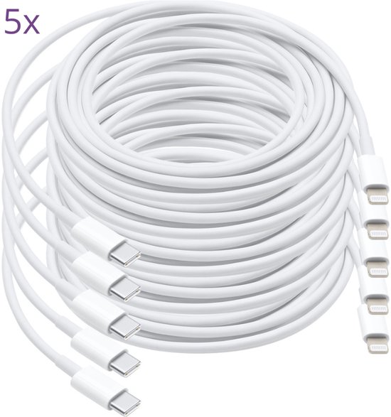 ᐅ • USB Oplader 5W voor iPhone - 2 Meter | Snel en Goedkoop
