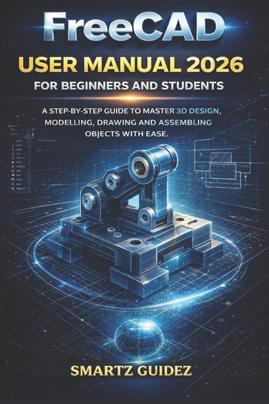 FreeCAD USER MANUAL 2026 FOR BEGINNERS AND STUDENTS - cover