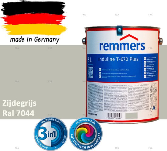Remmers Induline T-670 PLUS Dekkende Houtbeits buiten – RAL 7044 ...