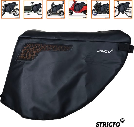 SUPER DEAL - Stricto Easy-On Premium Beenkleed Panter Bruin – Fiets, Fatbike, Scooter & Scootmobiel