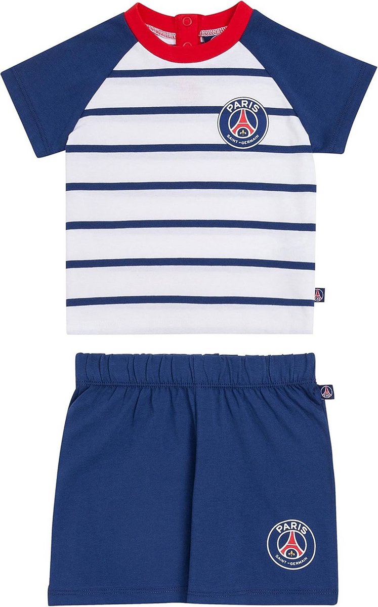 Paris Saint-Germain T-shirt + short set voor jongens