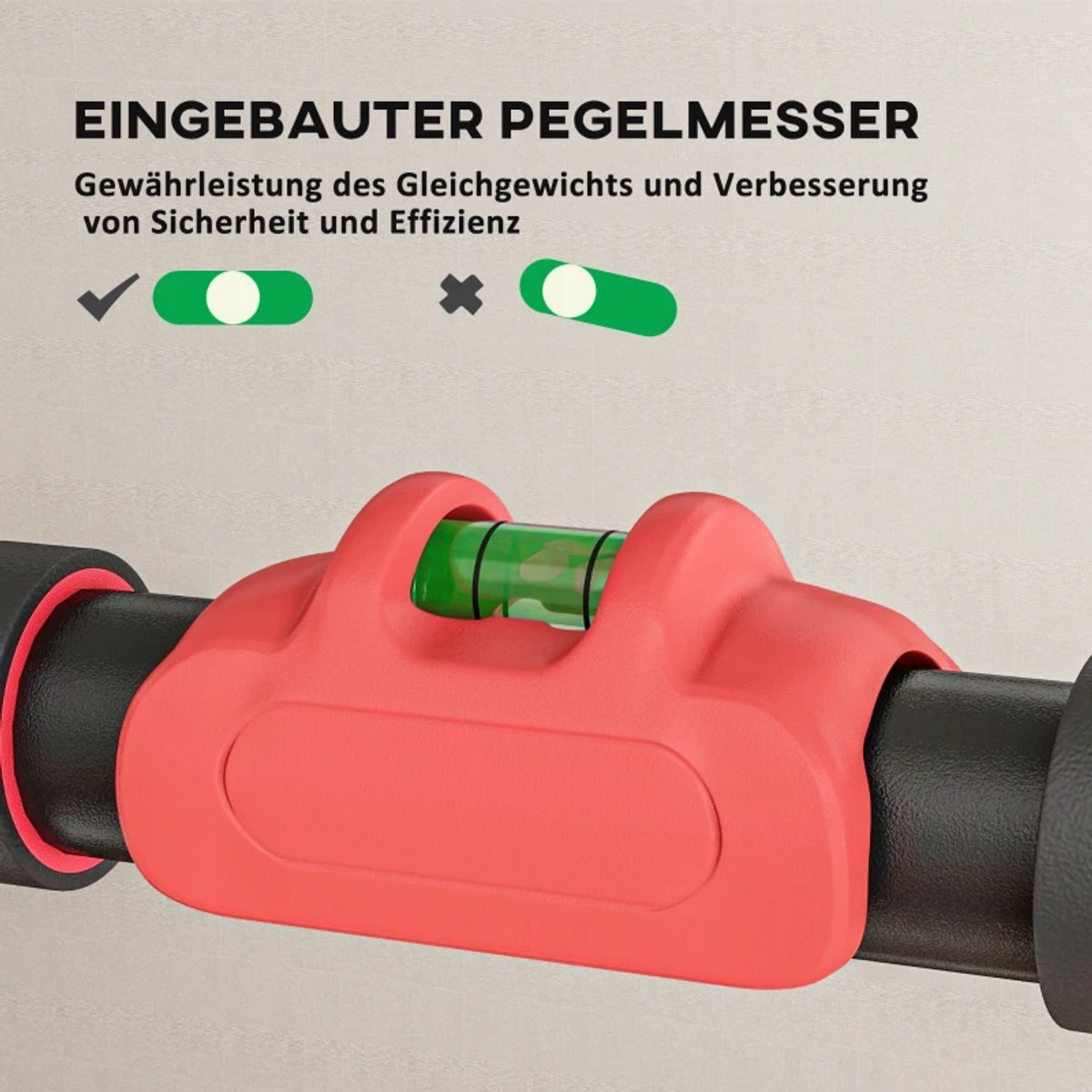 Exoluxe Premium Pull Up Bar - Pull Up Station - Verstelbaar 80-110 cm thumbnail 5
