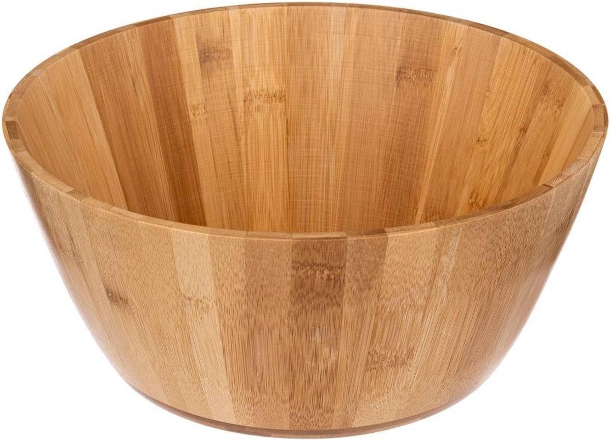 Grote Bamboe Slakom - Saladebowl Ø 28 cm