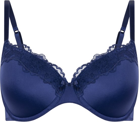 Hunkemöller Soutien-gorge préformé Lace & Shine Bleu